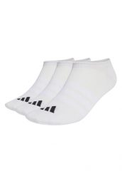 Skarpety adidas Thin&Light No Show 3 pary. Białe skarpetki damskie Adidas, bez wzorów, z bawełny. Za 42.99 zł.