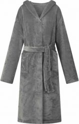 VidaXL vidaXL Szlafrok z kapturem Ciemnoszary xl Flanela. Szlafroki damskie vidaXL, xl, bez wzorów, bez ramiączek, z kapturem. Za 123.99 zł.