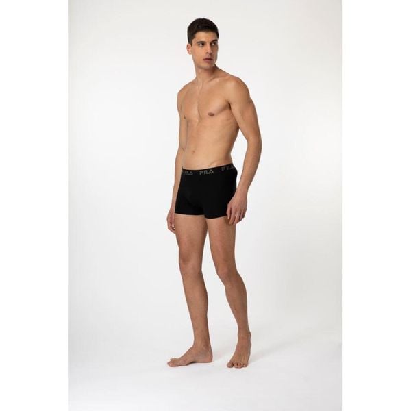 Bokserki Fila 2 szt. Black+Deep L. Czarne bokserki męskie Fila, bez wzorów. Za 164.99 zł.