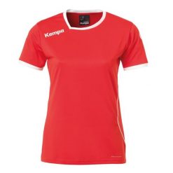 Damska koszulka Kempa Curve. Białe koszulki sportowe damskie Kempa, xl, bez wzorów, z materiału, bez ramiączek, do piłki ręcznej. Za 109.50 zł.