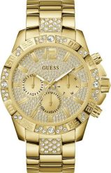 Zegarek męski Guess GW0796G2 CYRKONIE złoty. Żółte zegarki męskie Guess, z aplikacjami, złote. Za 1,571.90 zł.