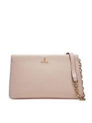 Furla Torebka Camelia Mini WE00528 ARE000 0496S Różowy. Czerwone listonoszki damskie Furla, bez wzorów, ze skóry, bez dodatków. Za 679.99 zł.