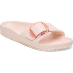 Męskie sandały Birkenstock Madrid Big Buckle EVA różowe wąskie 1029632. Czerwone sandały męskie Birkenstock, na lato, bez wzorów, z materiału, klasyczne, bez zapięcia. Za 280.55 zł.