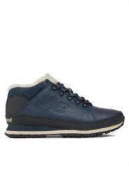 New Balance Trzewiki Classics H754LFN Granatowy. Niebieskie botki męskie New Balance, bez wzorów, z materiału, bez obcasa, bez zapięcia. Za 418.00 zł.