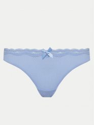 Hunkemöller Stringi Lola 300923 Błękitny. Niebieskie majtki damskie Hunkemöller, z syntetyku. Za 59.99 zł.