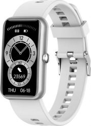 Smartwatch Rubicon RNCE83 Biały (SMARUB136). Białe zegarki smartwatch Rubicon, bez wzorów. Za 162.36 zł.