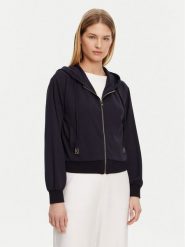 Gaudi Bluza 511BD64003 Granatowy Regular Fit. Niebieskie bluzy damskie Gaudi, m, bez wzorów, z syntetyku, bez ramiączek, bez kaptura. Za 319.99 zł.