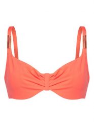Chantelle Góra od bikini Icon C16VM0 Koralowy. Pomarańczowe stroje kąpielowe damskie Chantelle, bez wzorów, z syntetyku. Za 419.99 zł.