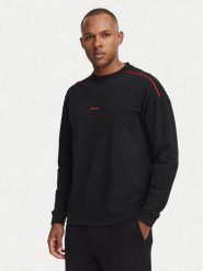 HUGO Bluza Noah 50566160 Czarny Regular Fit. Czarne bluzy męskie Hugo, l, bez wzorów, z bawełny, bez ramiączek, bez kaptura. Za 379.99 zł.