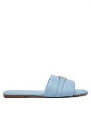 MEXX Klapki R24SS944932 Niebieski. Niebieskie klapki damskie Mexx, bez wzorów, z materiału, bez obcasa, bez zapięcia. Za 97.99 zł.