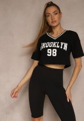 Czarne Szorty Typu Kolarki Biker Lilene. Czarne szorty damskie Renee, bez wzorów. Za 34.99 zł.
