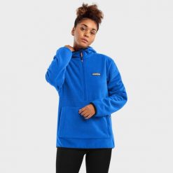 Bluza polarowa damska z kapturem Montreux-W. Niebieskie bluzy damskie SIROKO, xl, bez wzorów, z polaru, bez ramiączek, z kapturem. Za 254.00 zł.