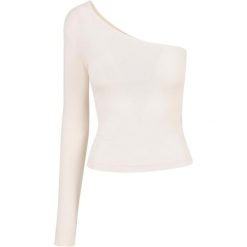 Asymetryczny Koszulka z długim rękawem duże rozmiary damskae Koszulka Urban Clas. Białe koszulki sportowe damskie Urban Classics, bez wzorów, bez ramiączek. Za 142.00 zł.