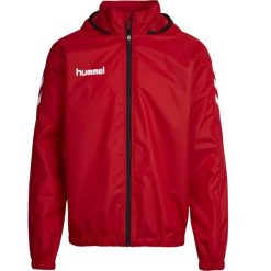 Kurtka ortalionowa sportowa dla dorosłych Hummel Core Spray Jacket. Niebieskie kurtki sportowe damskie Hummel, m, bez wzorów, bez ramiączek, bez kaptura, do piłki ręcznej. Za 130.00 zł.