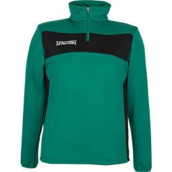 Bluza rozpinana 1/4 Spalding Evolution II. Czarne bluzy męskie SPALDING, bez wzorów, sportowe, bez ramiączek, bez kaptura. W wyprzedaży za 128.95 zł.