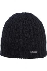 Czapka zimowa damska Eisglut Emilia Merino wełniana. Czarne czapki damskie EISGLUT, na zimę, bez wzorów, z wełny. Za 193.00 zł.