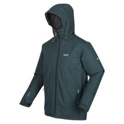 Kurtka trekkingowa wodoodporna męska Thornridge II ocieplana. Niebieskie kurtki męskie Regatta, m, bez wzorów, z puchu, bez kaptura. W wyprzedaży za 139.99 zł.