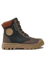 Palladium Trapery Pampa Sc Wpn U-S 77235-236-M Brązowy. Brązowe buty zimowe męskie Palladium, bez wzorów, ze skóry, bez obcasa, bez zapięcia. Za 699.99 zł.