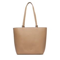 Torebka JENNY. Brązowe shopperki damskie Jenny, bez wzorów, bez dodatków. Za 139.99 zł.