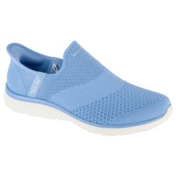 Buty sportowe Sneakersy damskie, Slip-ins: Virtue - Sleek. Niebieskie obuwie sportowe damskie Skechers, bez wzorów, bez zapięcia, trekkingowe, Skechers Sport. Za 299.99 zł.