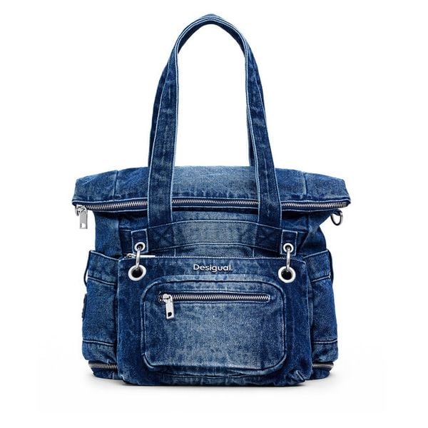 Plecak Desigual. Niebieskie plecaki damskie Desigual, bez wzorów. Za 459.99 zł.