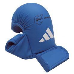 Rękawiczki bez palców z TH adidas WKF. Niebieskie rękawiczki męskie Adidas, bez wzorów. Za 219.50 zł.
