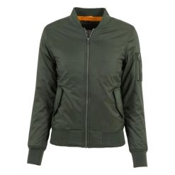 Kurtka Bomberka Damska Basic. Zielone kurtki sportowe damskie Urban Classics, xs, bez wzorów, bez ramiączek, bez kaptura, trekkingowe. Za 221.99 zł.