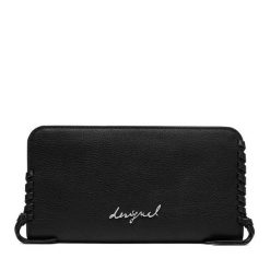 Portfel Desigual. Czarne portfele damskie Desigual. Za 269.99 zł.