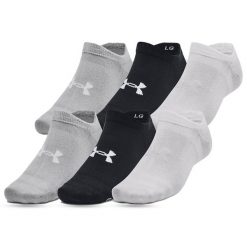 Skarpety sportowe Under Armour Essential niskie stopki (6-PAK). Białe skarpetki damskie Under Armour, bez wzorów. W wyprzedaży za 49.99 zł.