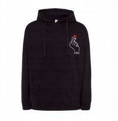 BLUZA Z HAFTEM SERCE ZNAK BAWEŁNA DZIEŃ KOBIET INICJAŁY PREZENT CZARNA BIAŁ. Czarne bluzy damskie Radziszewska, bez wzorów, z bawełny, bez ramiączek, bez kaptura. Za 242.06 zł.