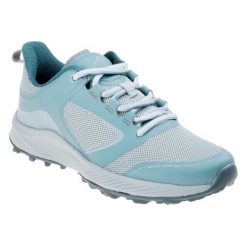 Buty Elbrus Keles Wr Wo's 92800401530 niebieskie. Niebieskie obuwie trekkingowe damskie z gumy, bez zapięcia. Za 309.70 zł.