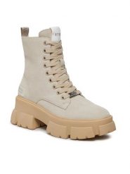 Steve Madden Trapery Tanker Bootie SM11001261 SM11001261-846 Beżowy. Brązowe trapery damskie Steve Madden, ze skóry, bez zapięcia. Za 569.99 zł.
