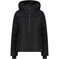 Kurtka damska turystyczna CMP 32W0266. Czarne kurtki sportowe damskie CMP, s, bez wzorów, z lycry, bez ramiączek, bez kaptura, narciarskie. Za 519.99 zł.