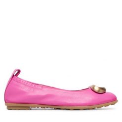 Baleriny Hispanitas. Czerwone balerinki damskie Hispanitas, bez wzorów, bez obcasa, bez zapięcia. Za 479.99 zł.