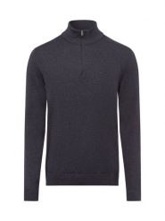 Selected sweter z dzianiny - SLHBerg Mężczyźni Bawełna szary, S. Szare swetry męskie Selected, m, bez wzorów, z bawełny, casualowe, bez kołnierzyka, bez ramiączek. Za 299.95 zł.