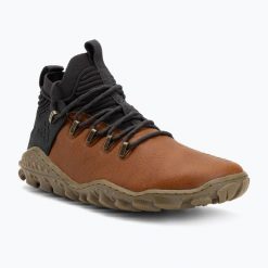 Buty barefoot damskie Vivobarefoot Magna Forest Esc. Brązowe obuwie trekkingowe damskie Vivobarefoot, bez zapięcia. Za 639.99 zł.