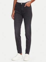 HUGO Jeansy Malu_B 50515957 Czarny Skinny Fit. Czarne jeansy damskie Hugo, bez wzorów, z bawełny. Za 424.99 zł.