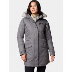 Kurtka Zimowa Damska Columbia Suttle Mountain. Szare kurtki sportowe damskie Columbia, na zimę, m, bez wzorów, bez ramiączek, bez kaptura, trekkingowe. Za 999.00 zł.