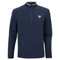 Bluza 1/4 zamka błyskawicznego Tecnifibre. Niebieskie bluzy męskie TECNIFIBRE, na zimę, bez wzorów, sportowe, bez ramiączek, bez kaptura. W wyprzedaży za 232.00 zł.