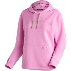 Bluza damska z kapturem Maier Sports Seebuck. Białe bluzy damskie Maier Sports, bez wzorów, z materiału, bez ramiączek, z kapturem. Za 471.50 zł.