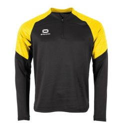 Bluza dresowa 1/4 zip Stanno Bolt. Niebieskie bluzy damskie STANNO, xl, bez wzorów, z dresówki, eleganckie, bez ramiączek, bez kaptura. Za 249.50 zł.