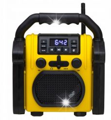Radio budowlane Adler Radio Przenośne Budowlane Bluetooth FM AUX IPX54 Zegar Sieciowo Bateryjne. Radia Adler. Za 344.26 zł.