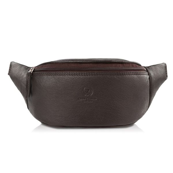 Saszetka skórzana nerka PAOLO PERUZZI T-89-BR brązowa. Brązowe saszetki i nerki męskie Paolo Peruzzi, bez wzorów, z materiału. Za 99.00 zł.