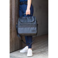 Torba na toaletę Catago. Czarne torby podróżne damskie CATAGO, z aplikacjami, z gumy, duże. Za 335.60 zł.