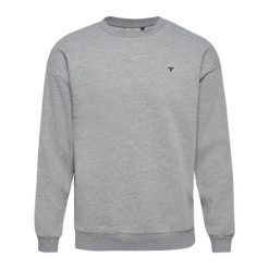 Luźna bluza z okrągłym dekoltem Hummel Bee. Szare bluzy damskie Hummel, na wiosnę, xl, z aplikacjami, z bawełny, klasyczne, bez ramiączek, bez kaptura. Za 221.95 zł.