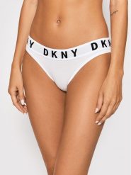 DKNY Figi klasyczne DK4513 Biały. Białe majtki damskie DKNY, z bawełny. Za 69.99 zł.