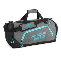Torba treningowa AQUA-SPEED 43 l. Czarne torby sportowe męskie Aqua-Speed, bez wzorów. Za 94.99 zł.