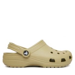 Klapki Crocs. Zielone klapki męskie Crocs, bez wzorów, bez zapięcia. Za 239.99 zł.