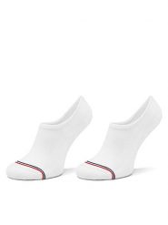Tommy Hilfiger Stopki 701228179 Biały. Białe skarpety męskie Tommy Hilfiger, bez wzorów, z bawełny. Za 49.99 zł.