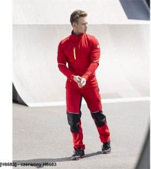 Ardon Stretchowa męska bluza ze stójką z technicznego materiału ARDONTOPLYRON nie elektryzuje się elementy odblaskowe czerwony H6683 L. Czerwone bluzy męskie Ardon, l, bez wzorów, bez ramiączek, bez kaptura. Za 178.85 zł.